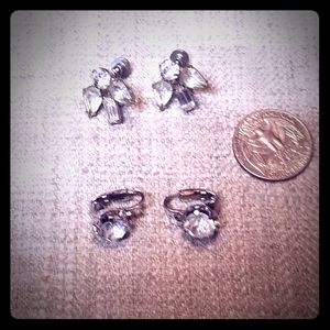 Lot of 2 pairs of Vintage Earrings